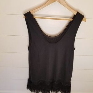Banana Republic Black Sleeveless Top